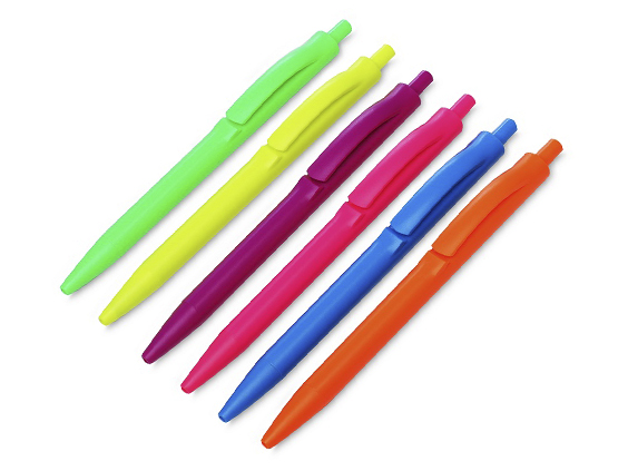 (Art. Clm201056nf) Boligrafo Promocional Plástico Neon