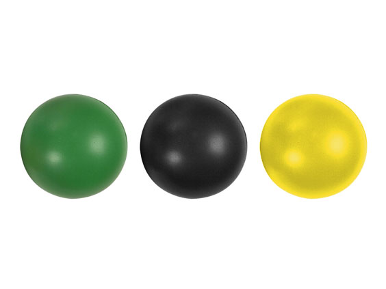 Pelota esfera Antiestress / Color Amarilla - Verde - Negra y Otros