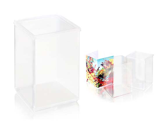 Cubo Porta lapices Cristal con foto